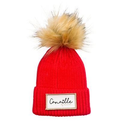 MINI BONNET ECUSSON - Rouge