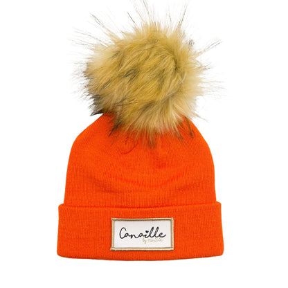 BONNET ADULTE ECUSSON - Orange