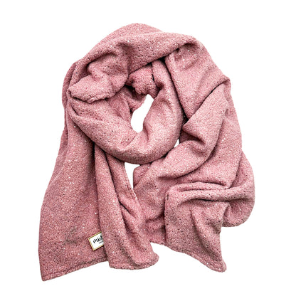 BOUCLETTE PAILLETTE ROSE - Echarpe XXL*