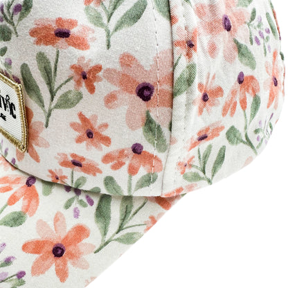 CASQUETTE - Fleurs pâles