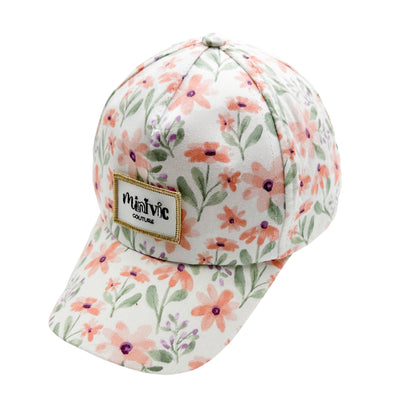 CASQUETTE - Fleurs pâles