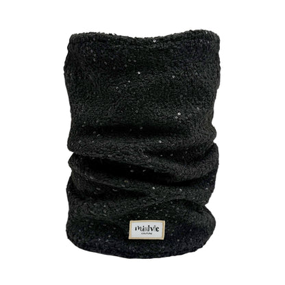 BOUCLETTE PAILETTE NOIR - Snood*