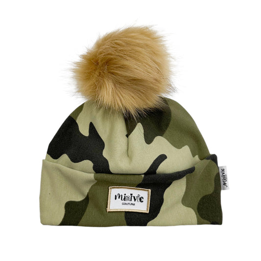 MILITAIRE  - Bonnet avec bord