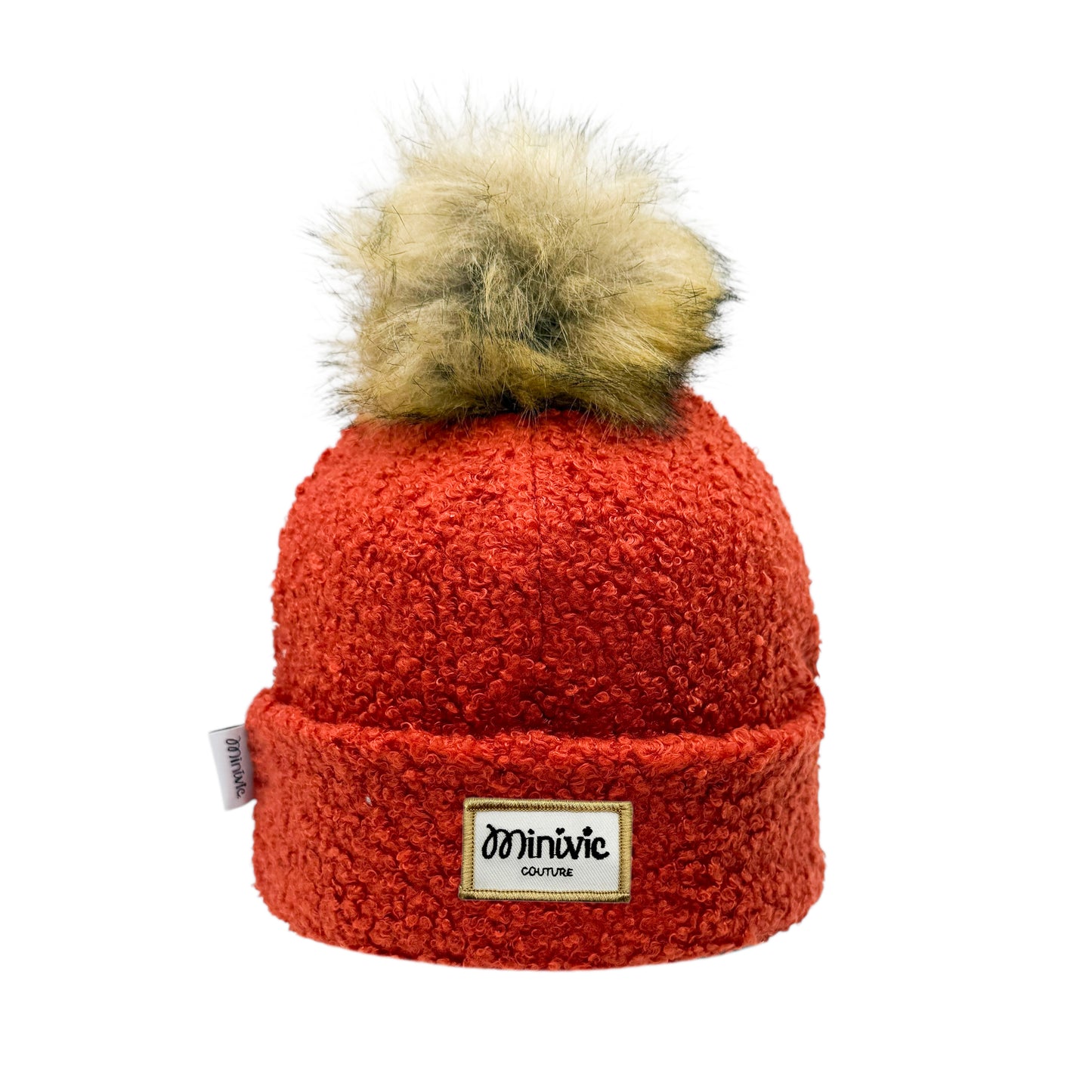 BOUCLETTE ORANGE - Bonnet avec bord
