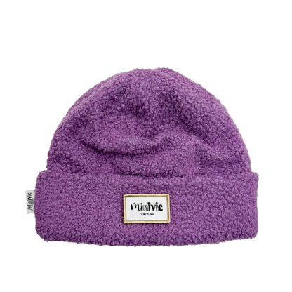 BOUCLETTE MAUVE - Bonnet avec bord