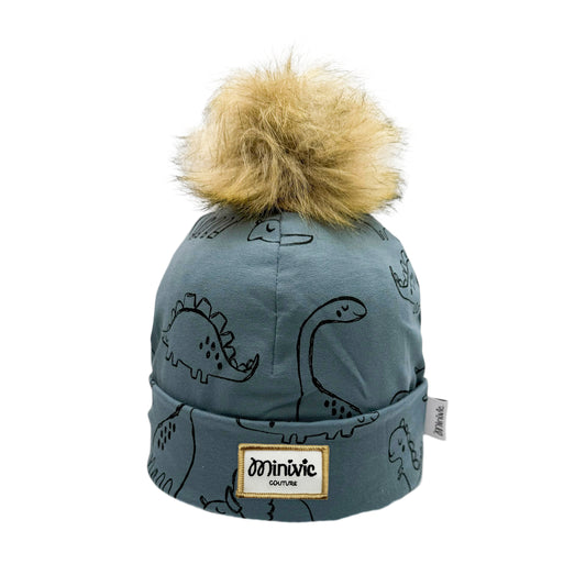 DINOBLUE - Bonnet avec bord