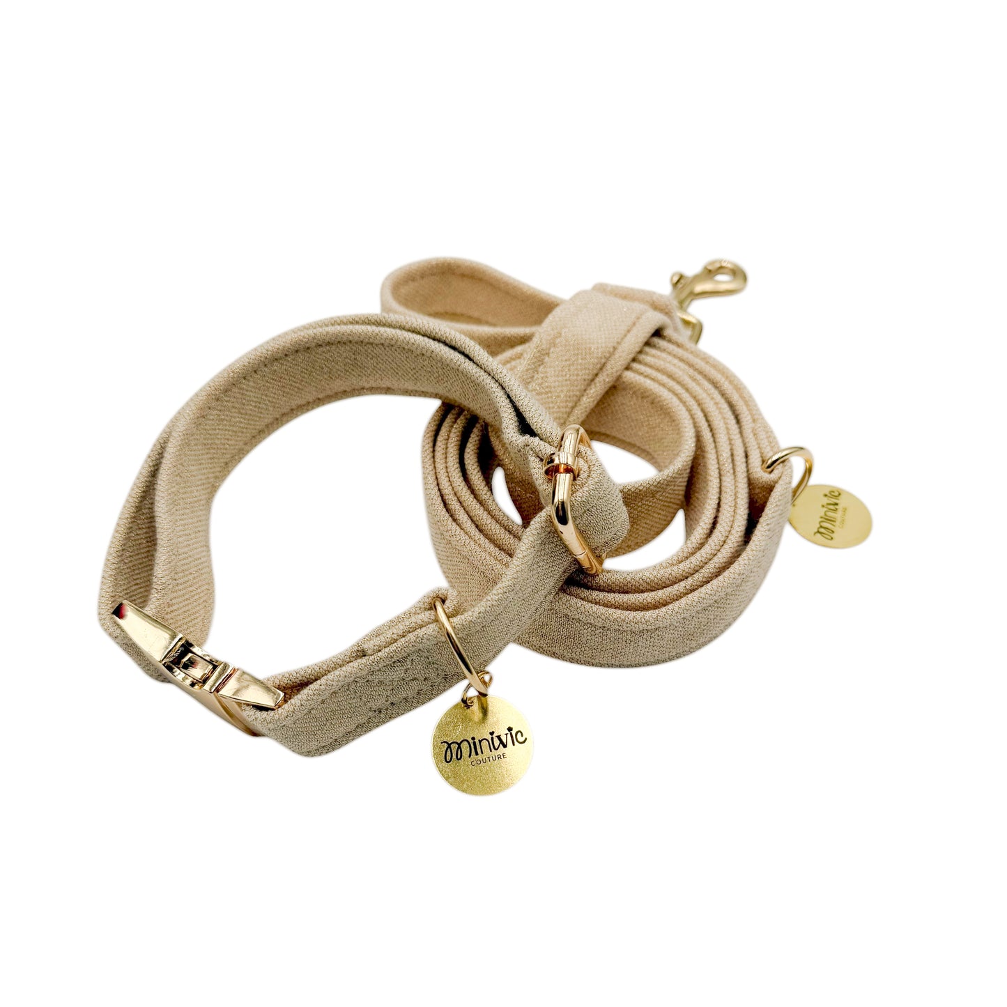 GOLDEN - Collier & laisse