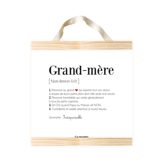 GRAND-MERE (25X25) - Poster
