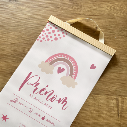 ARC EN CIEL ROSE - Toise