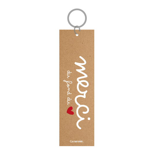 MERCI DU FOND DU COEUR - Porte-clé (pré-commande - disponible 23 juin)