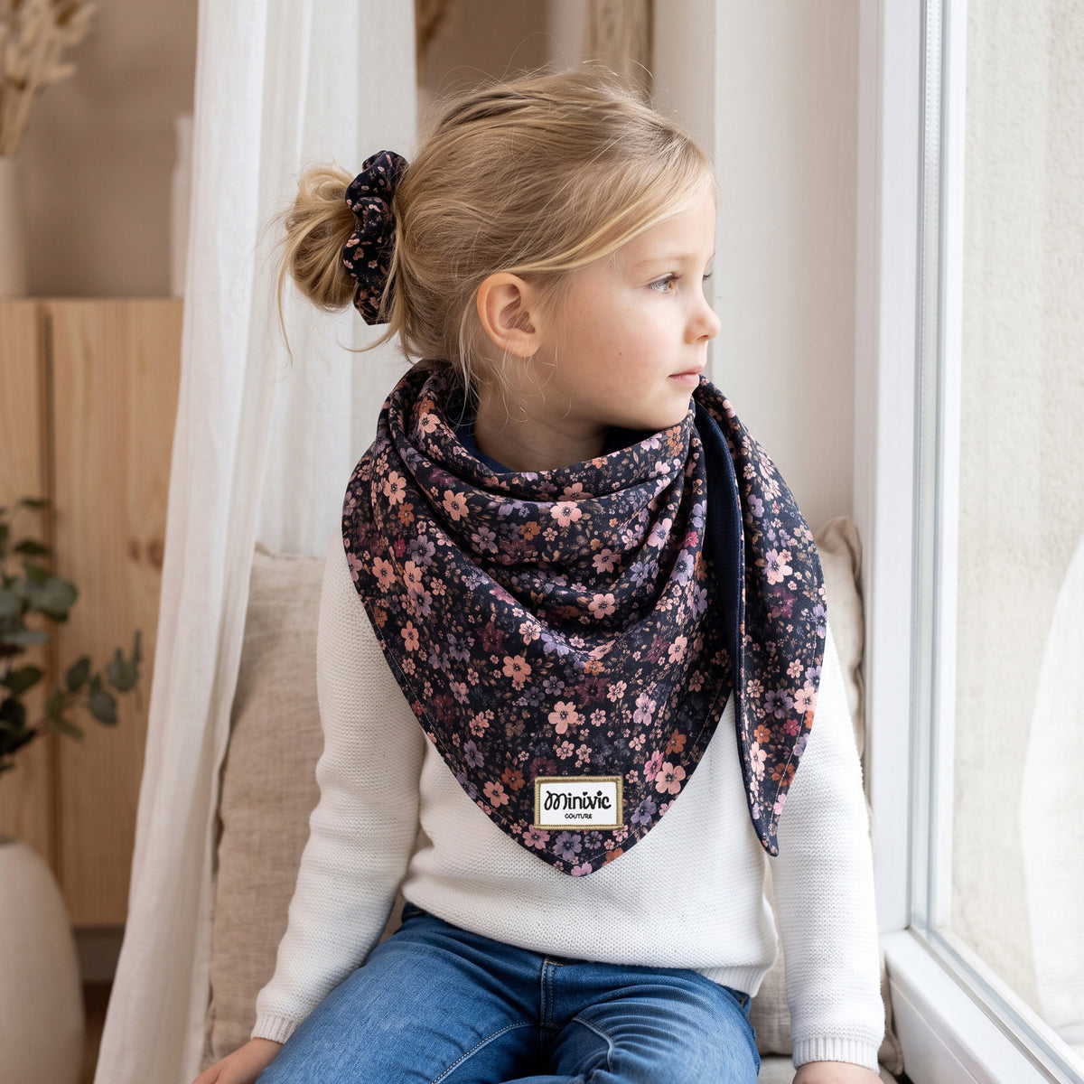MAZETTE BLEU - Foulard enfant