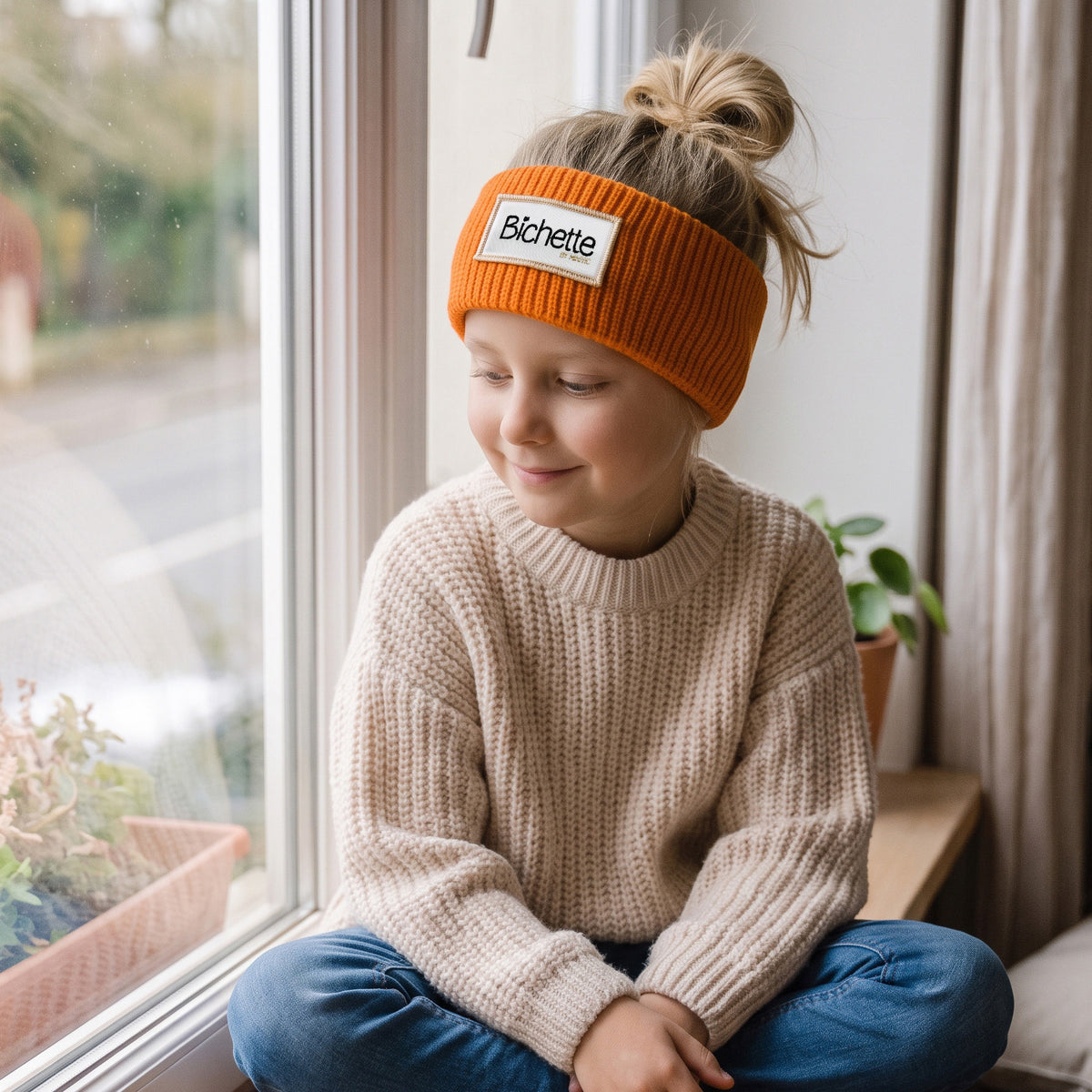 BANDEAU MAILLE - Orange