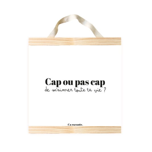 CAP OU PAS CAP (25x25) - Poster